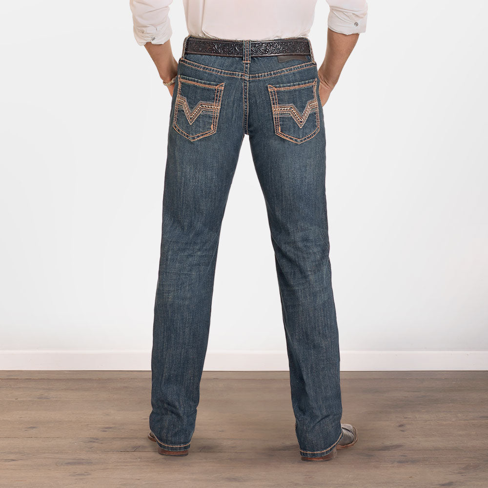 Rock ≈ Roll Deni en's and Pistol ediu Vintage Wash Straight Jeans Rock ≈ Roll Deni en's and Pistol ediu Vintage Wash Straight Jeans