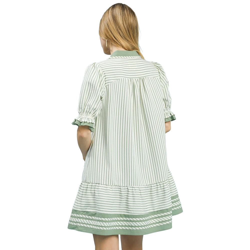 umgee mini dress Usa Inc. Women's Sage Striped Contrast Elevate your casual wardrobe Adrianna Papell Women's Twisted ruffle blue maxi dress COLOR:PROSECCO GOLD