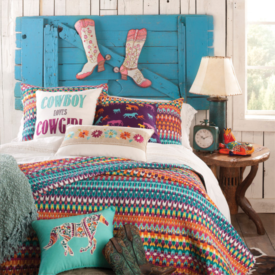 Cowboy Loves Cowgirl Bedding Collection