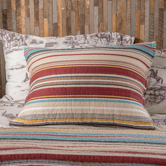 Welcome to the Branbury Western Stripes Quilted Bedding Collection  Customization Page