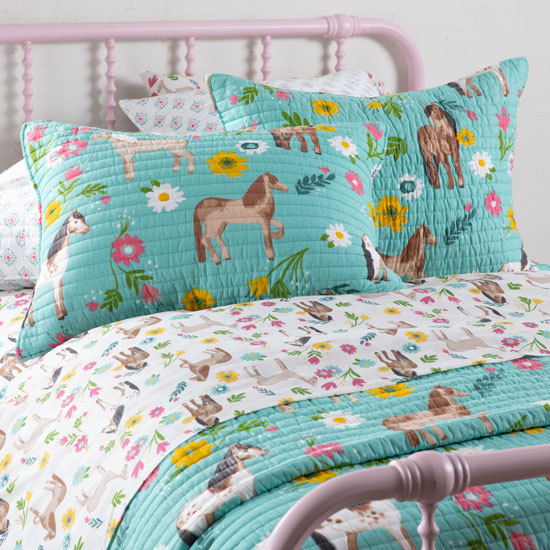 Girls hotsell pony bedding