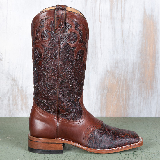 boulet hand tooled boots