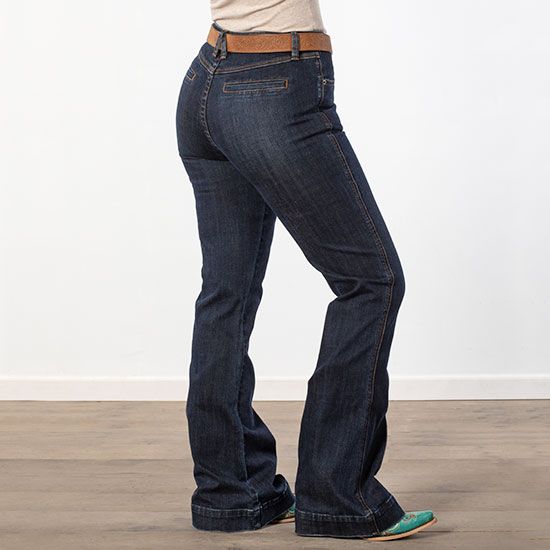 Murdoch's – Wrangler - Women's Retro Mae Wide Leg Trouser Jean - Samantha