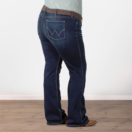 Plus size wrangler jeans best sale