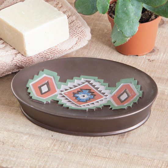 Happy Canyon Southwest Bath Accessories Set – Your Western Decor