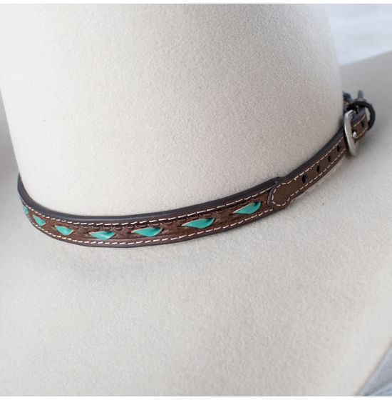 hat band turquoise