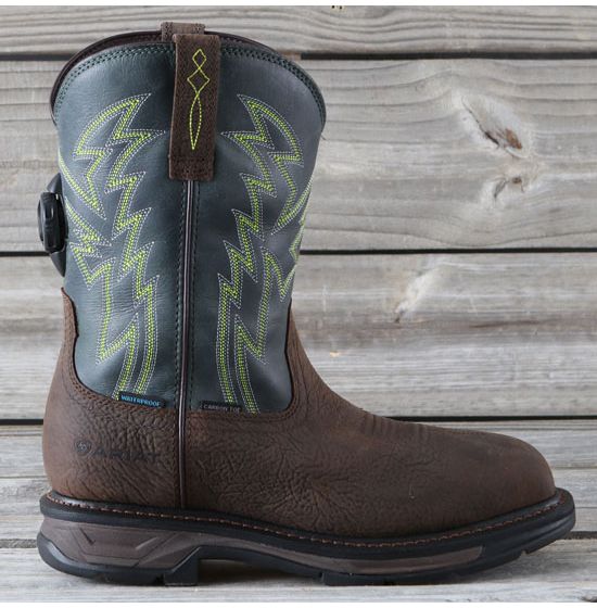 Ariat boots workhog on sale pull on square toe