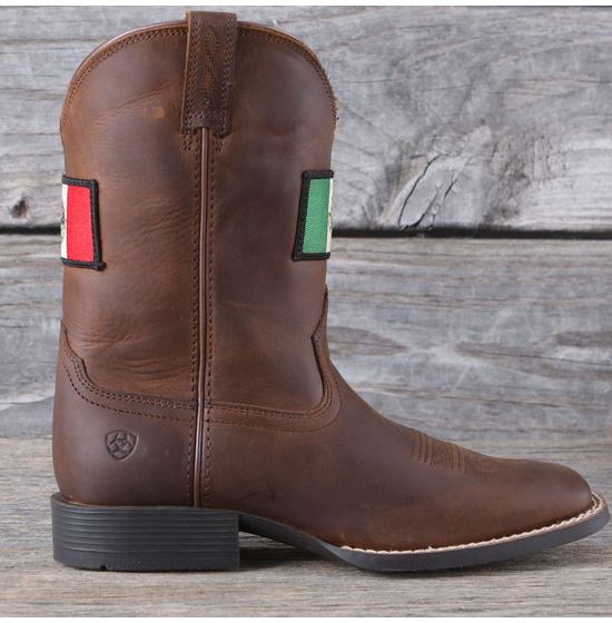 Ariat Children's Orgullo Mexicano outlet ll Square Toe Boots 10039908 Size 2