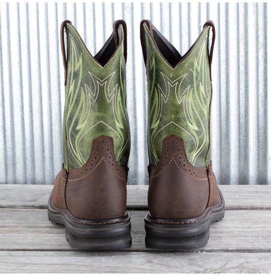 Ariat work boots clearance green