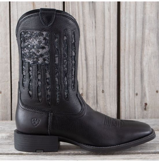 Ariat black hotsell flag boots