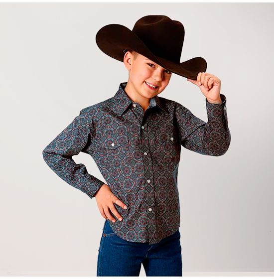 Roper Boys' Western Amarillo Shirt