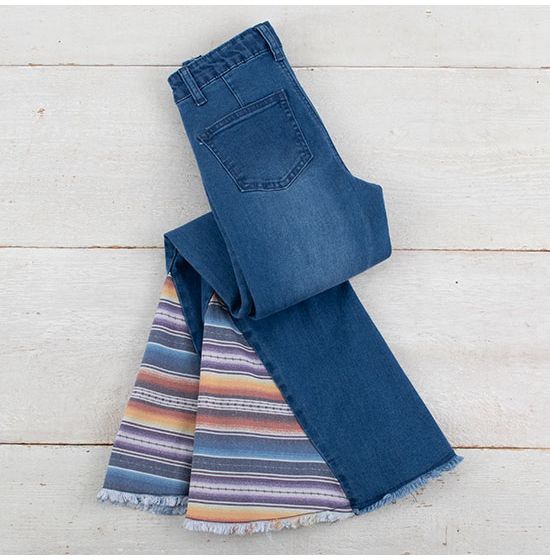 Serape bell 2024 bottom jeans