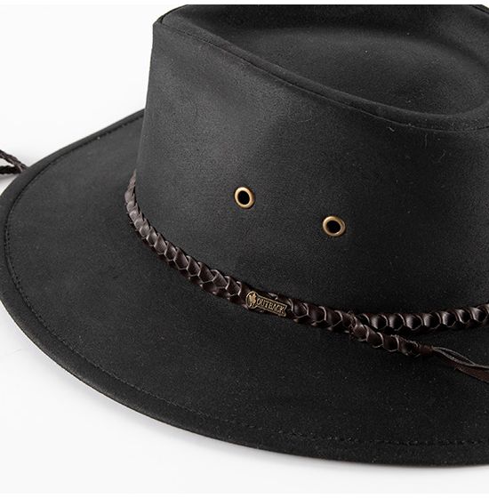 Outback Trading Oilskin Grizzly Hat