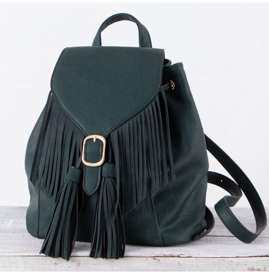 ORCIANI Micron Leather Backpack. , color Green