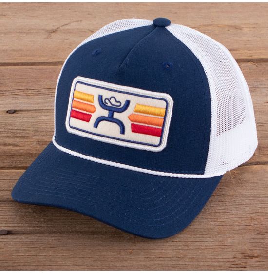 Hooey Navy Sunset Ball Cap