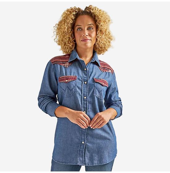 Wrangler Retro Denim Vintage Top