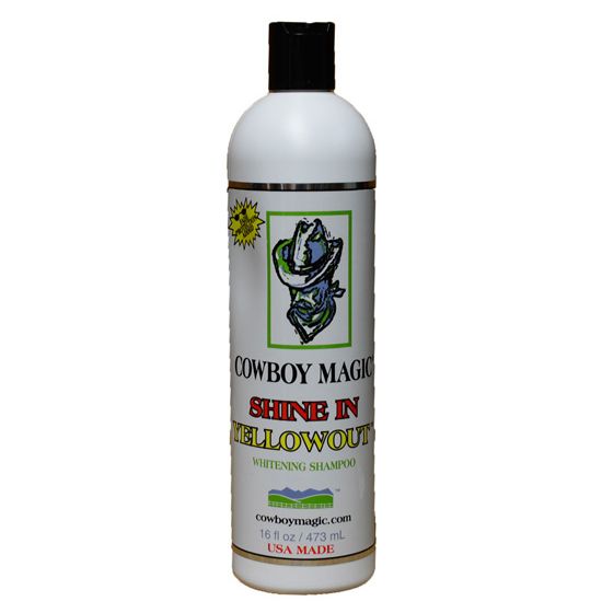 Cowboy Magic Shine In Yellow Out Whitening Shampoo 16-Ounce For Horses