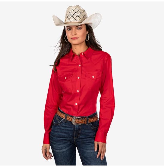 Wrangler Retro Solid Red Top