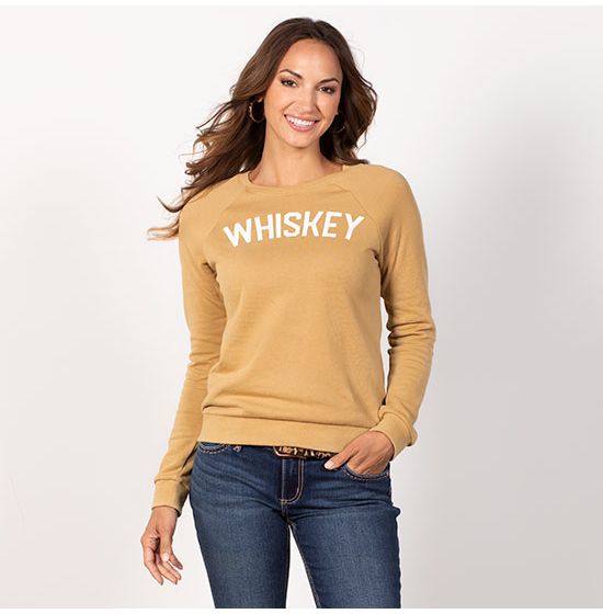 Rock & Roll Cowgirl Whiskey On The Weekend Top