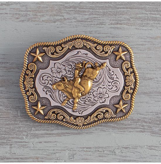 Lets Rodeo Belt Buckle - Rodeo Rider - Horse Rodeo Riders Belt