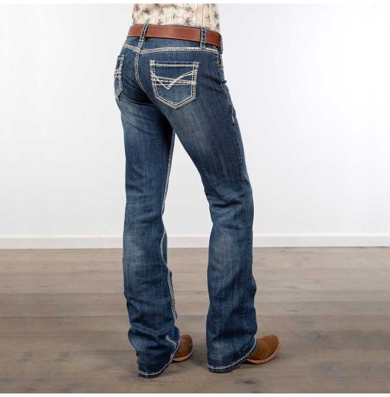 Rock Roll Cowgirl Bootcut Riding Jeans