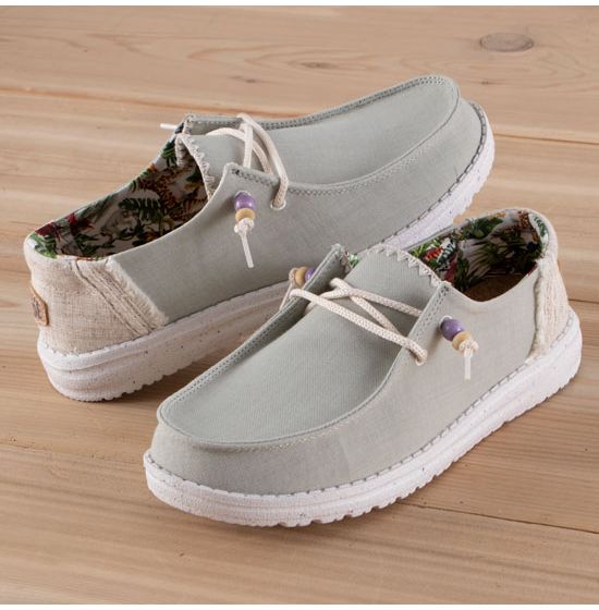 Hey Dude Shoes Wendy Natural Shoes in Sage
