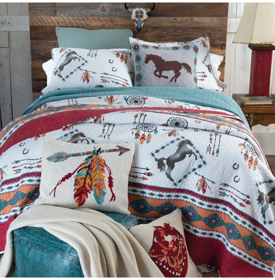 Welcome To The Horse Shadow Quilted Bedding Collection Customization Page