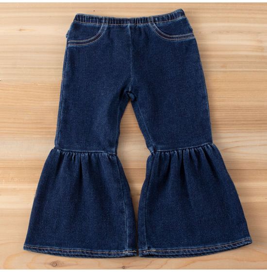 Wrangler Baby Girl's Ruffle Leg Flare Jean 112321494