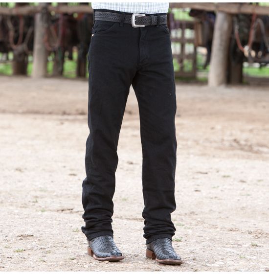 Wrangler Men's Cowboy Cut® Original Fit Shadow Black Jeans 13MWZWK