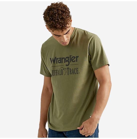 Denim Lounge - Wrangler Frame Logo Tee In Navy (W70JD3114)