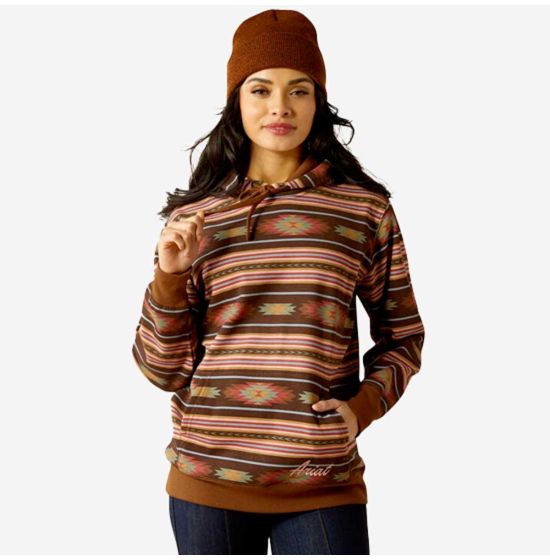 Ariat Women s Skyline Hoodie Soft Silt Serape Print