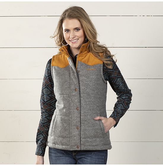 Cinch Campfire Grey Vest