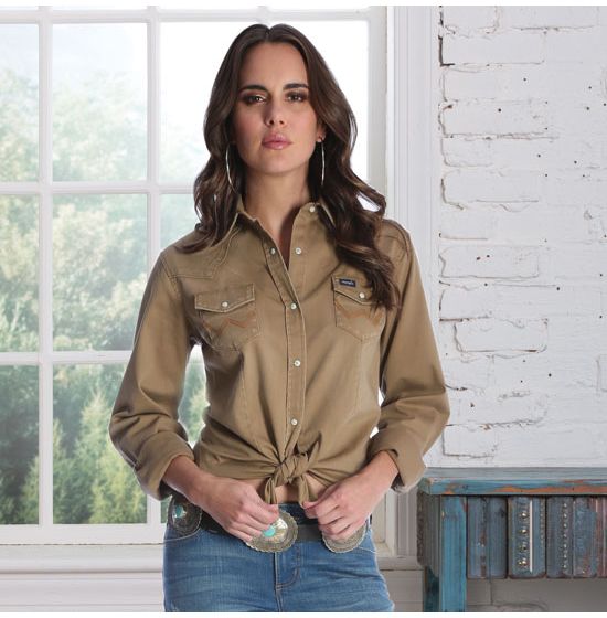 wrangler blouse