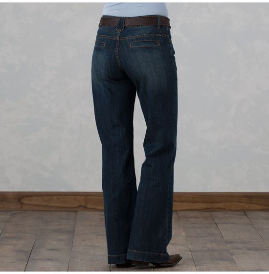 Women's Wrangler Retro® Mae Wide Leg Trouser Jean in Blair – Los Vaqueros  Western Wear