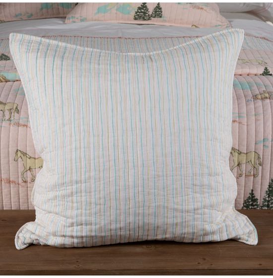 Striped hotsell euro sham