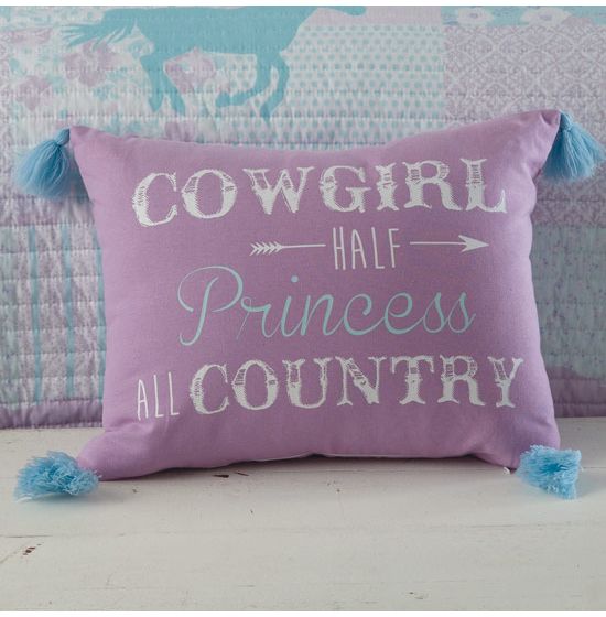 cowgirl pillow