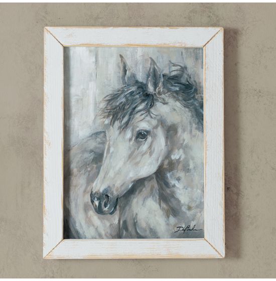 Gray Painted Horse Art