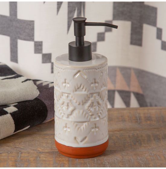 Pendleton Spider Rock Ceramic Soap and Lotion Pump