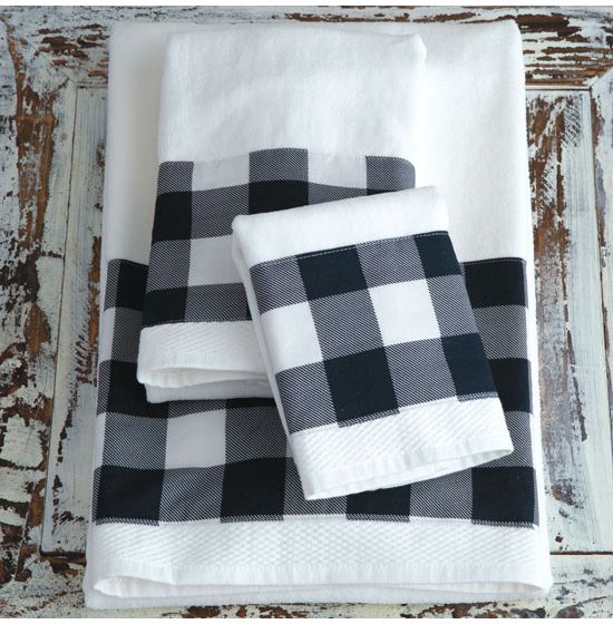 Paseo Road by Hiend Buffalo Check 3-Piece Towel Set