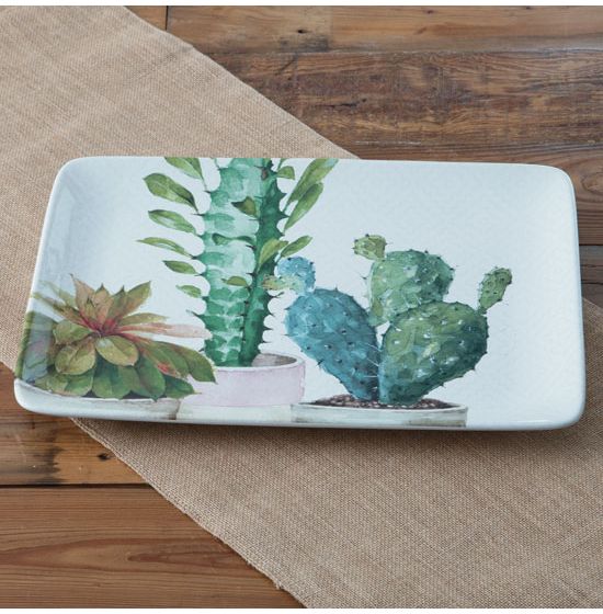 Cactus Verde Rectangular Platter