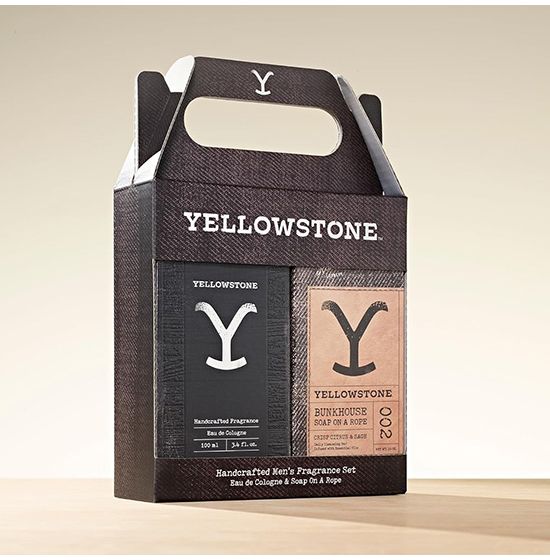 Yellowstone Men's Soap and Cologne Fragrance Set