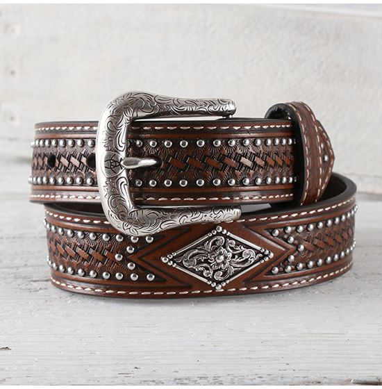 Ariat Boys' Diamond Concho Belt