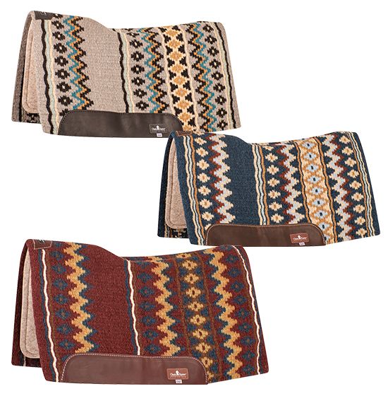 Classic 3/4' SensorFlex Wool Top 32 x 34 Saddle Pad, Classic