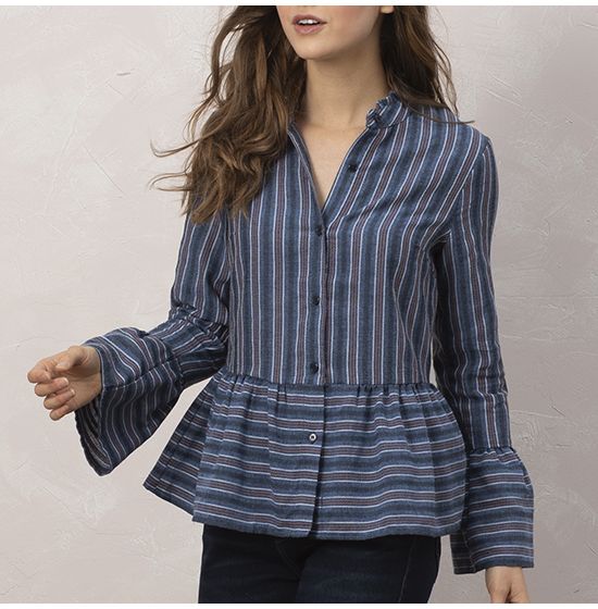 Country Grace Go To Stripe Top