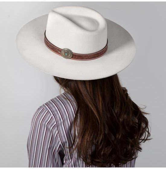 Charlie 1 Horse “White Sands” 3 3/4 brim Tooled Hat Band