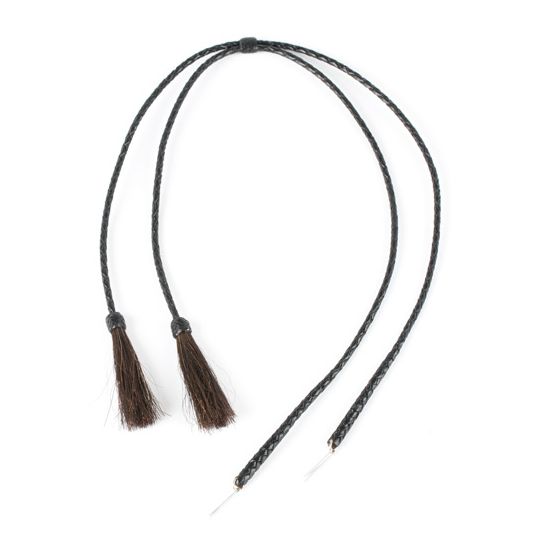 Black Leather Stampede String