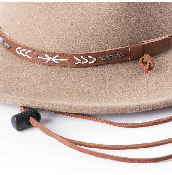 Stetson Santa Fe Crushable Wool Hat - Mushroom