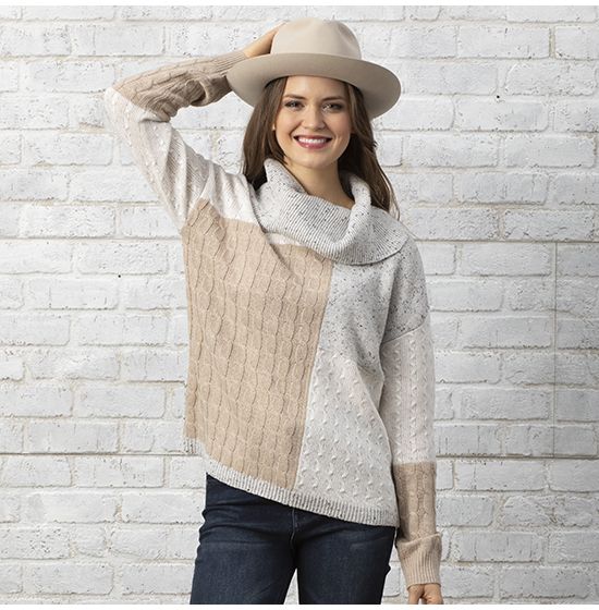 Country Grace Colorblock Sweater