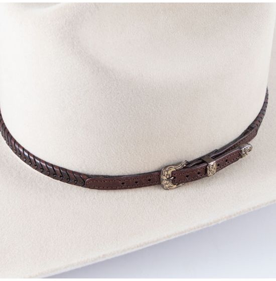 Leather Braided Hatband   0201602 