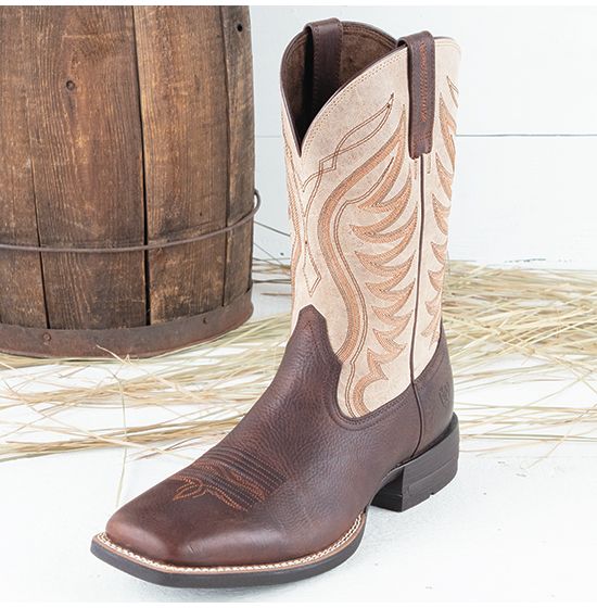 Ariat Barley Brown Amos Shock Shield Boots